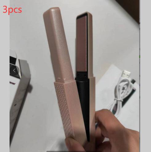 Portable flat iron with 3 constant temperature settings for trave